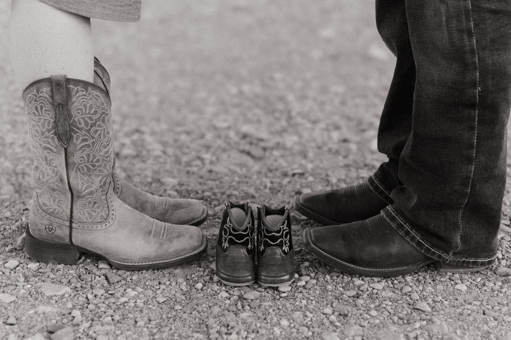 Family Cowboy Boots photographed by Annell Photo
